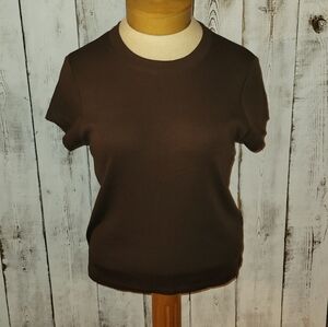 Madewell Women's Ribbed Tee (XL)